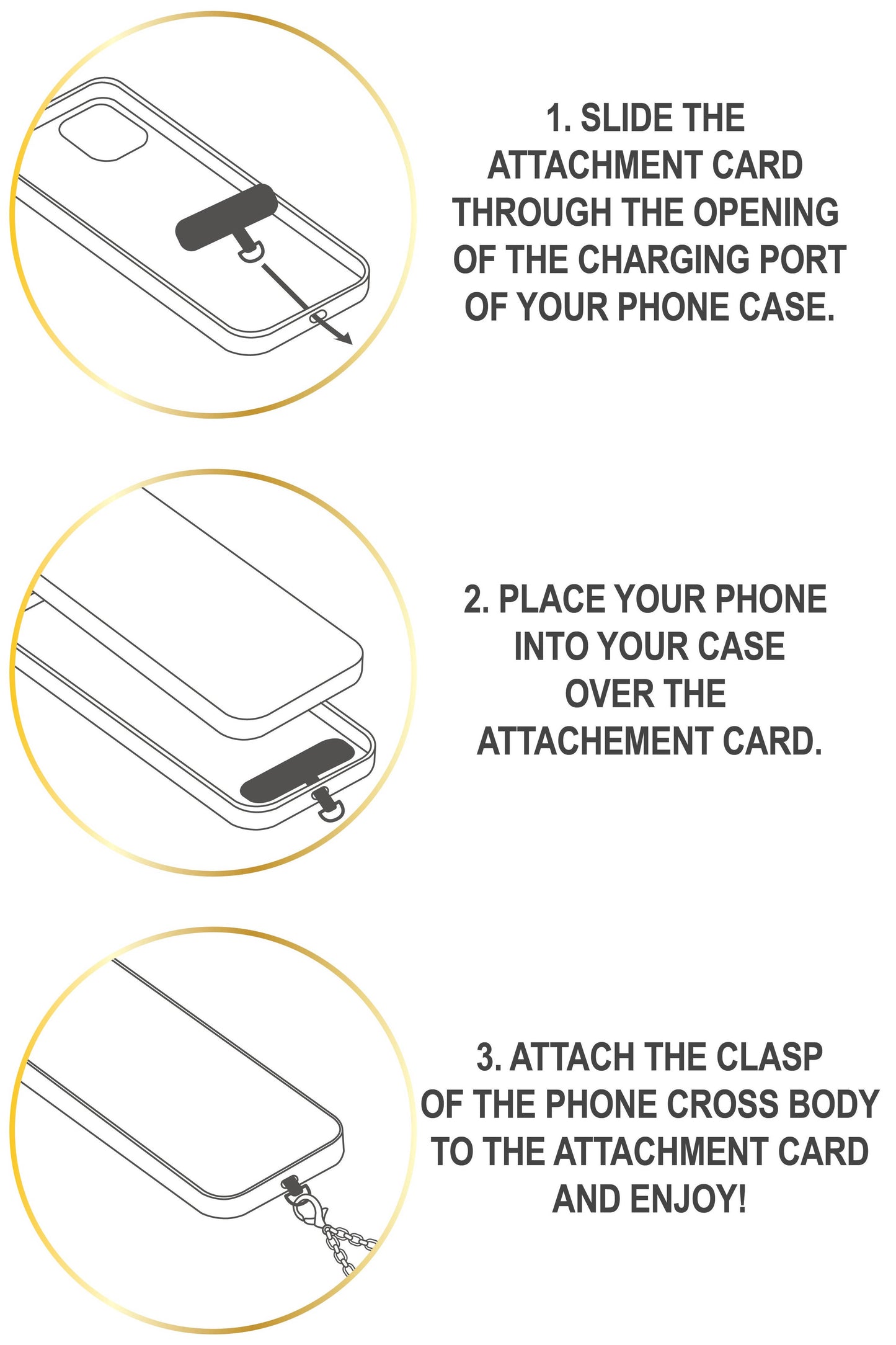Amara Crossbody|  Phone Chain