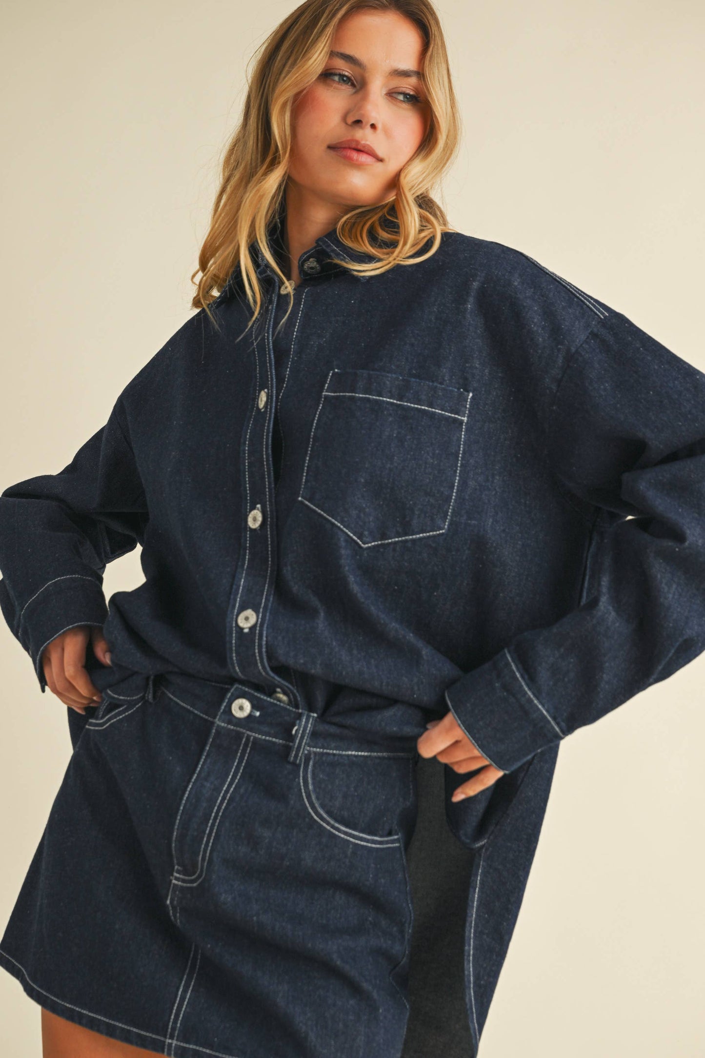 Birdie Denim Set