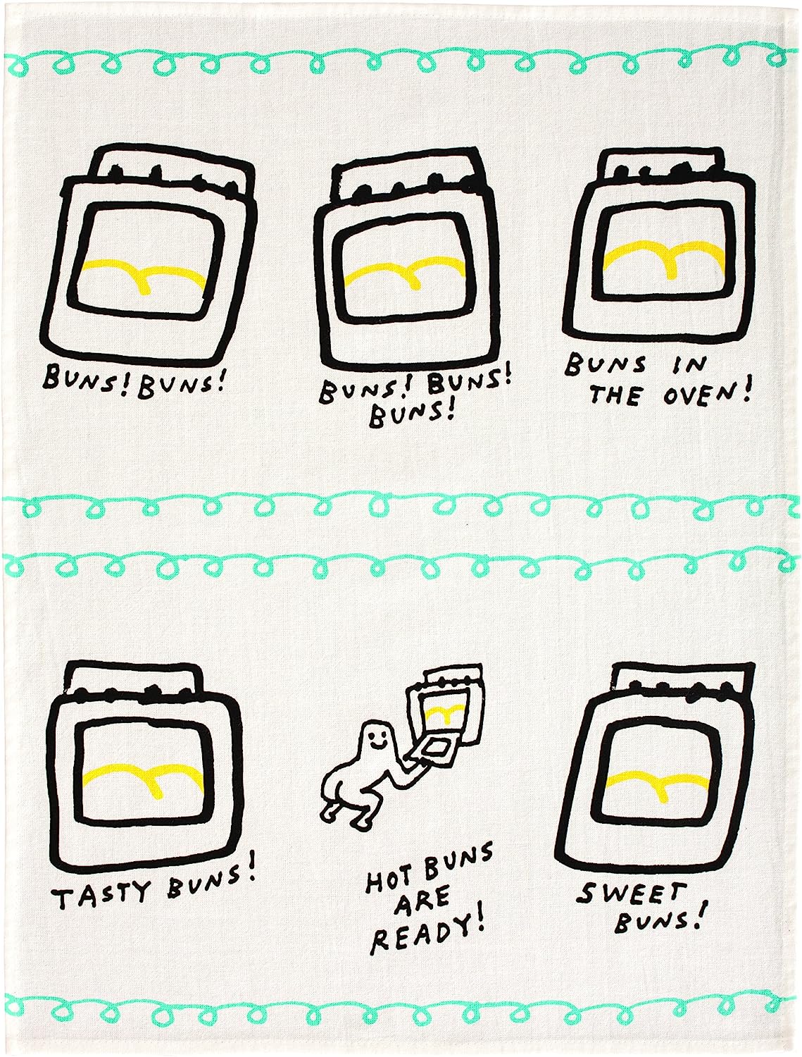 Hot Buns Dish Towel