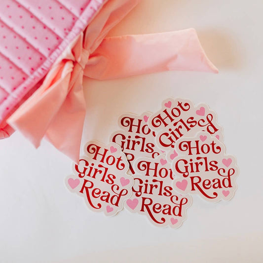 Hot Girls Read Sticker