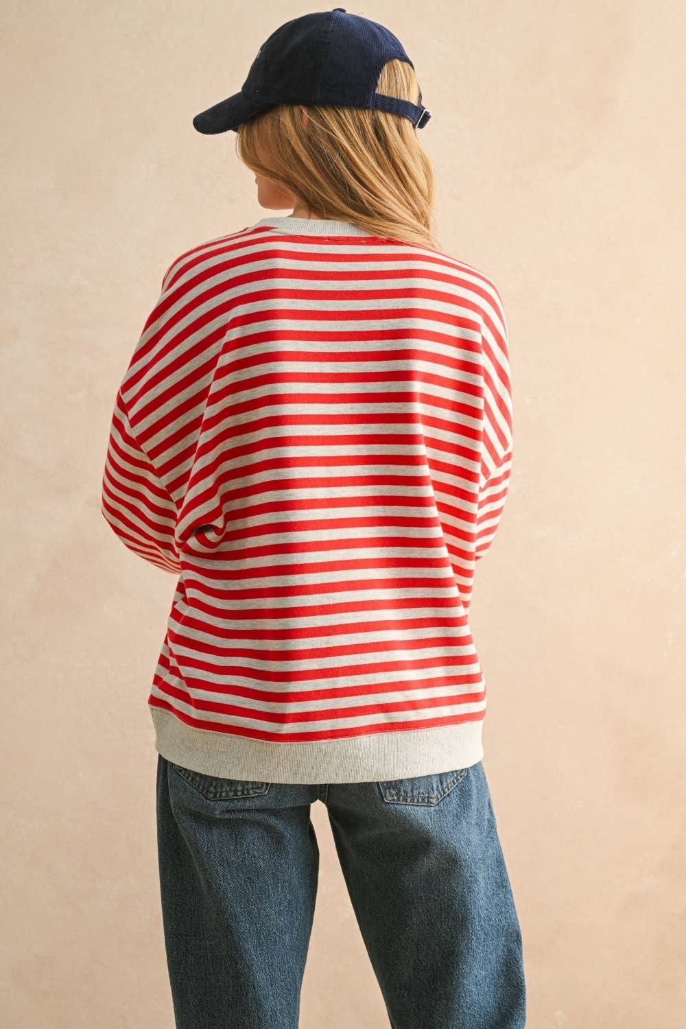 Jenna Striped Pullover