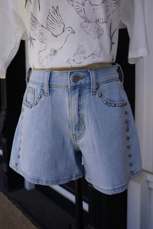 Hailey Studded Denim Short