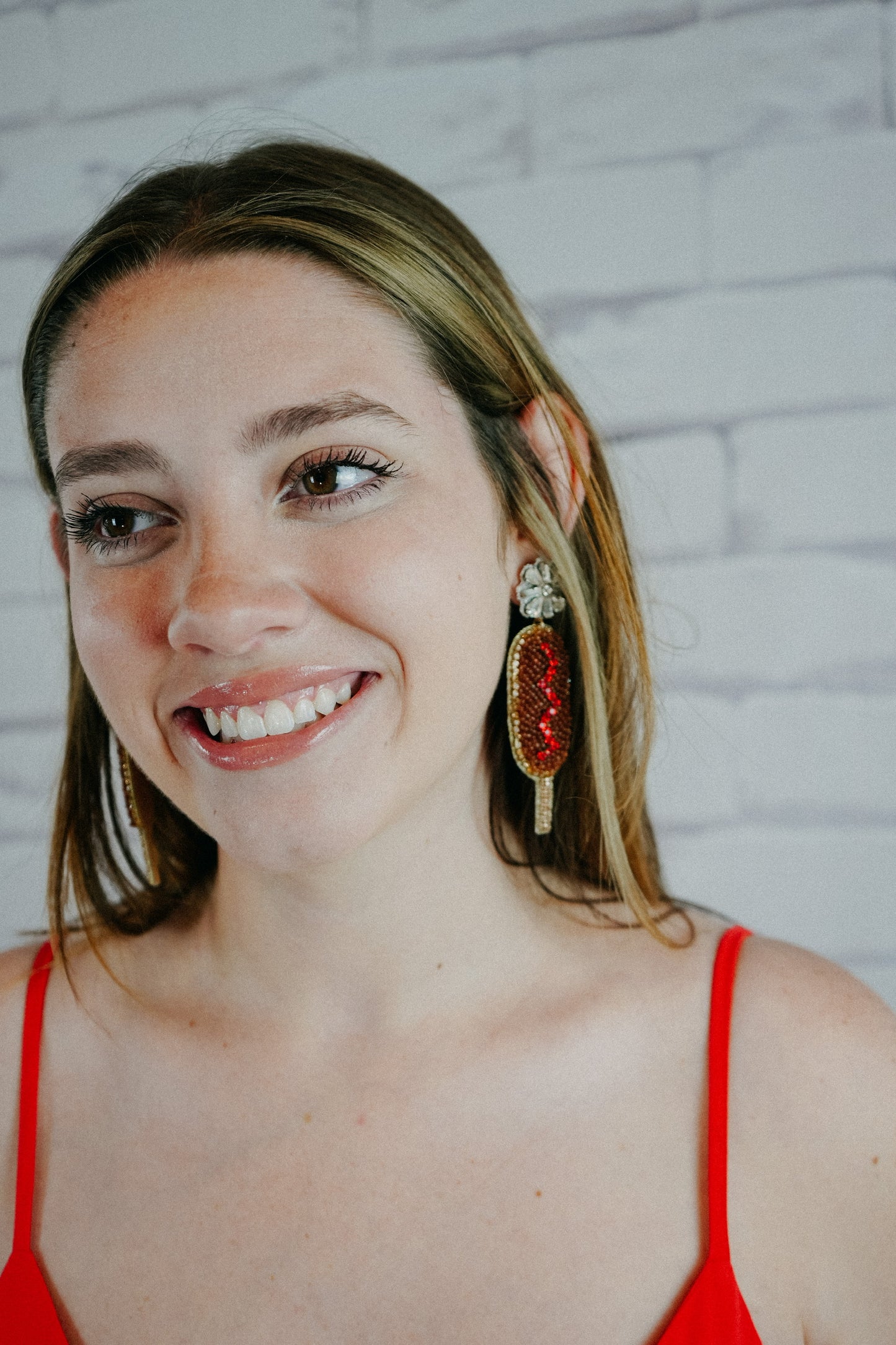 American Corn Dog Earrings