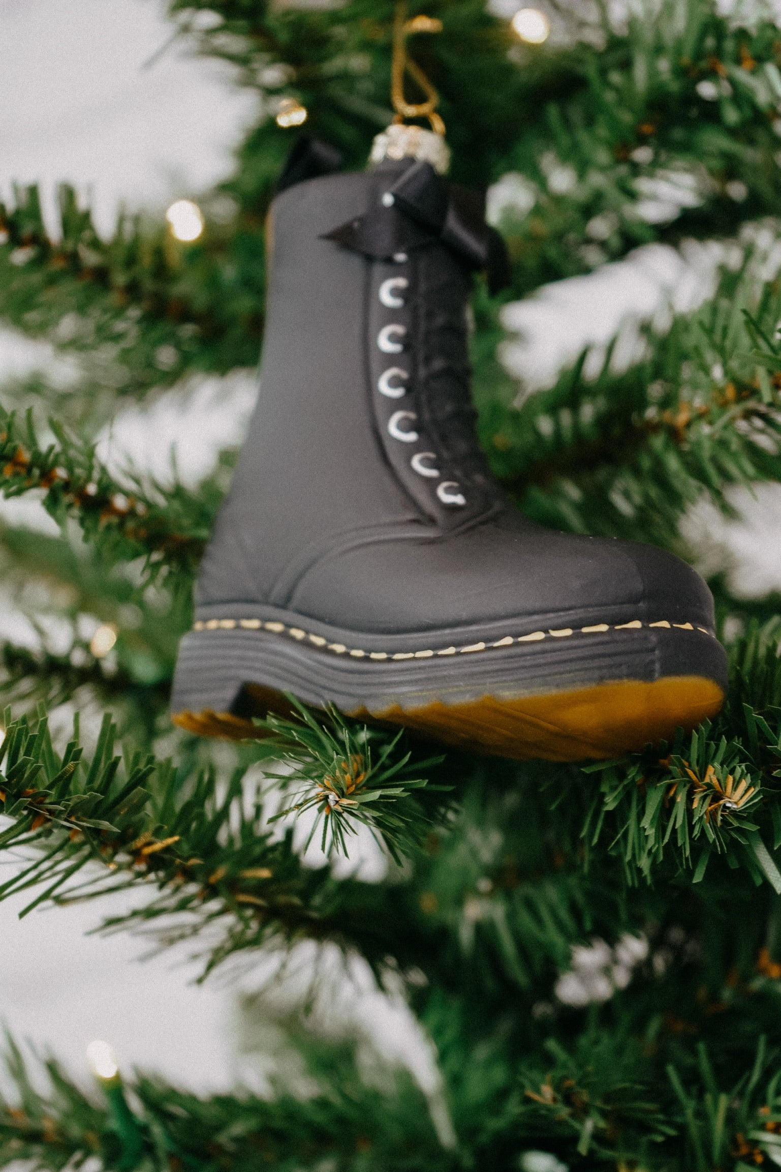 Grunge Boot Ornament
