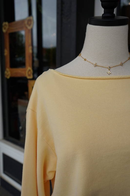 Elsie Off Shoulder Sweatshirt