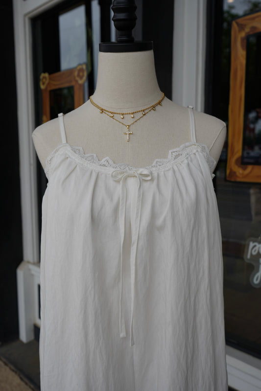 Bree Lace Trim Romper