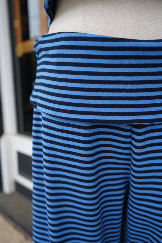 Bonnie Stripe Foldover Pants