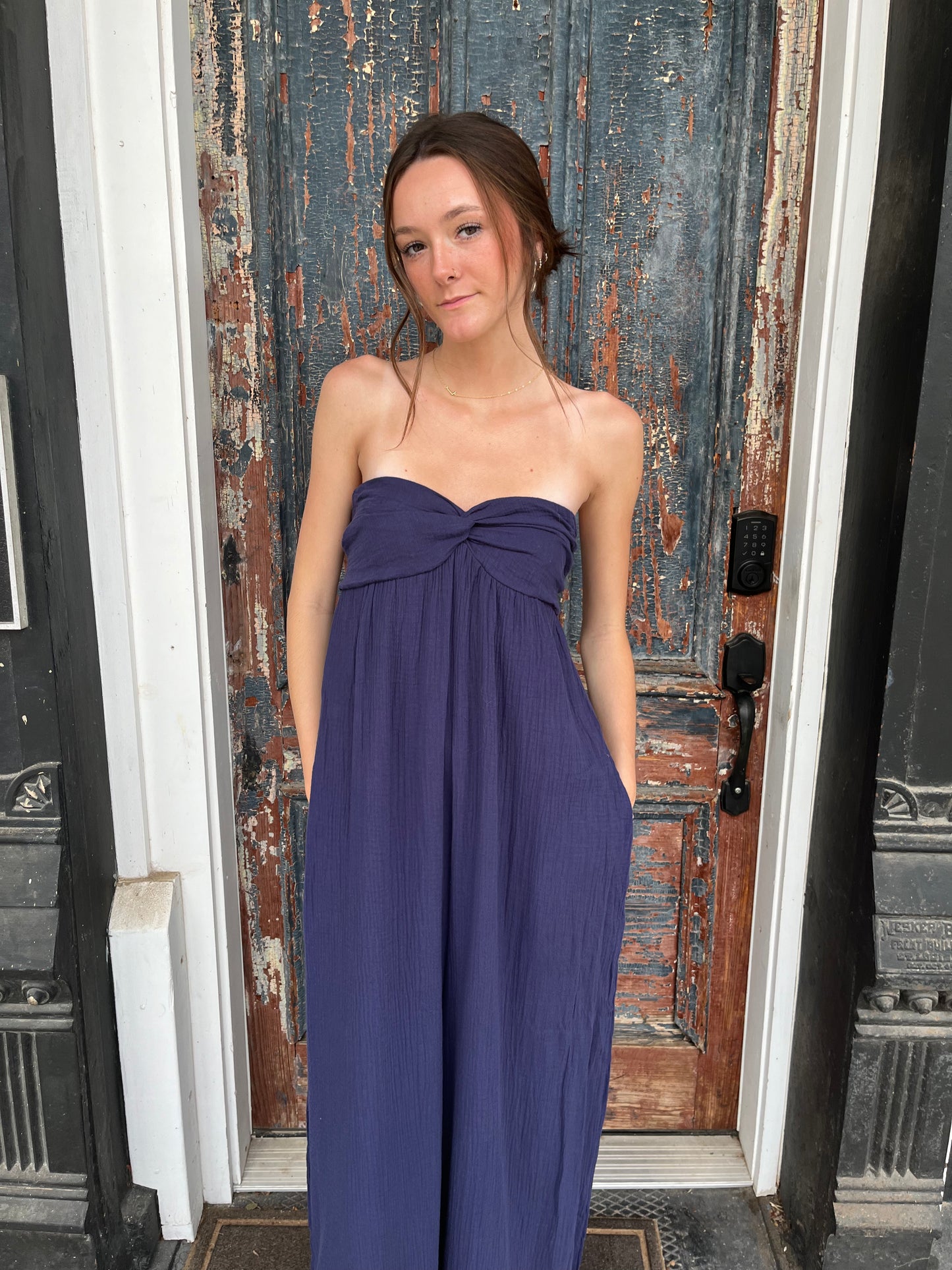 Crystal Strapless Jumpsuit