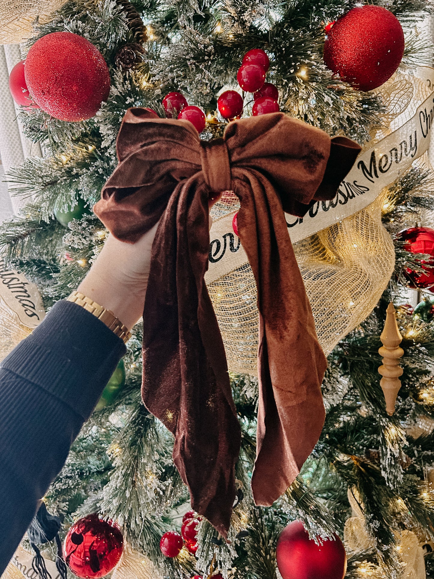 Holly Velvet Bows