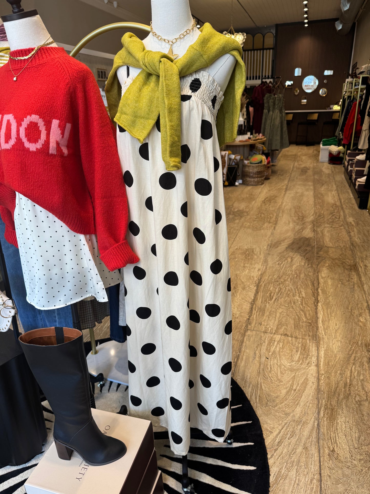 Gigi Polka Dot Maxi Dress