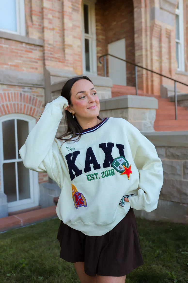 University Patch Crewneck | KAXI