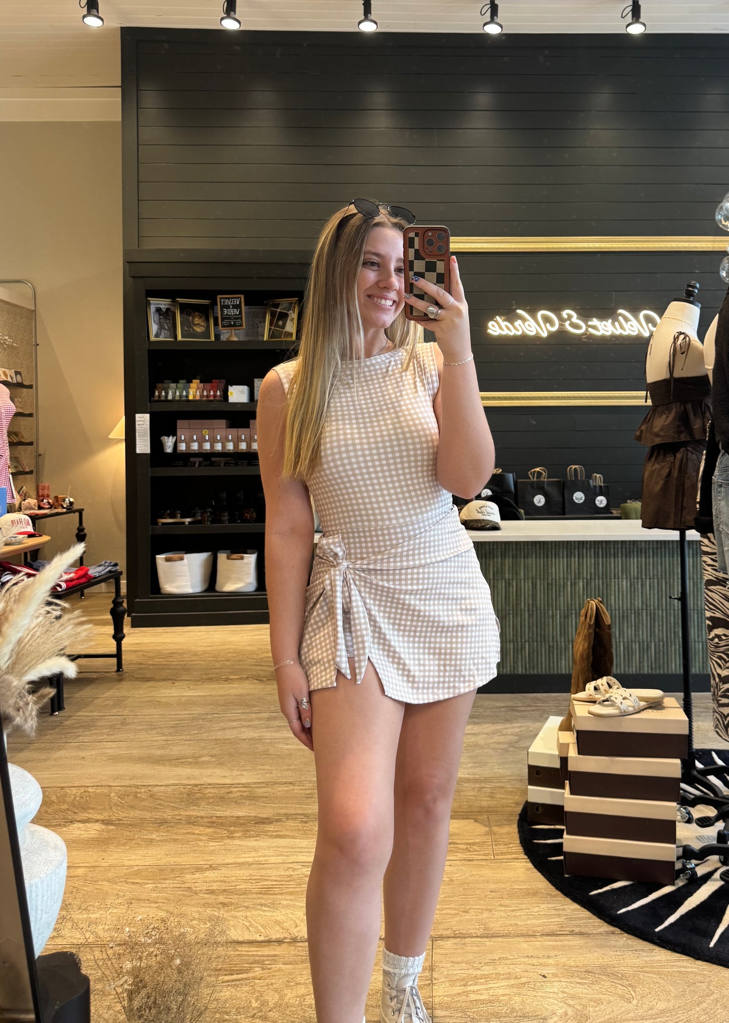 Marlee Gingham Dress