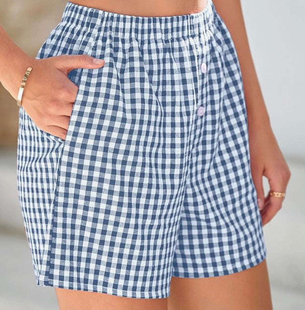 Julie Gingham Boxer Shorts