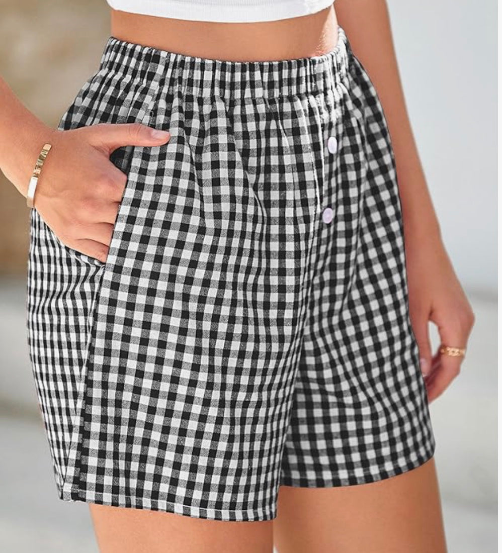Julie Gingham Boxer Shorts