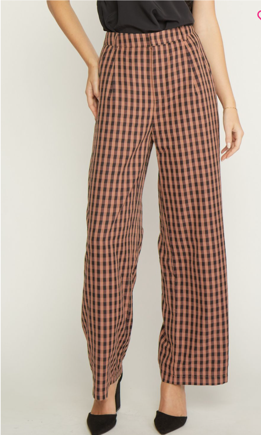 Aubree Gingham Pants