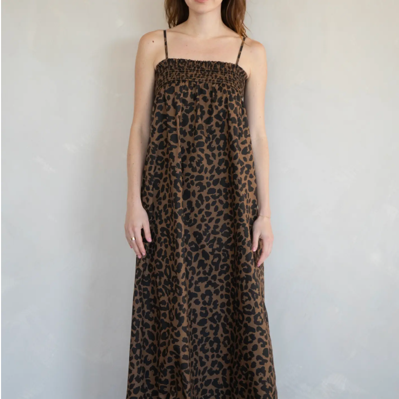 Lana Leopard Maxi Dress