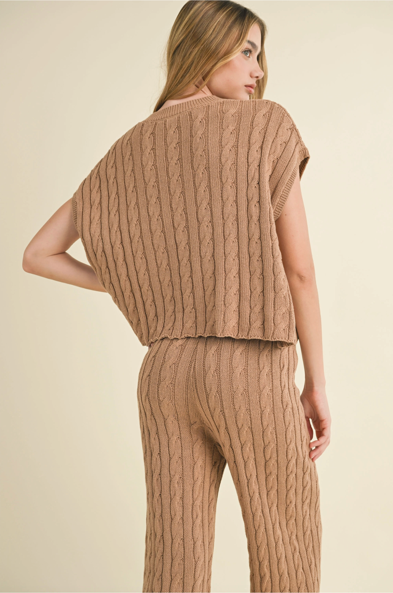 Brinn Cable Knit Top