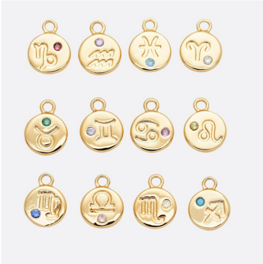 Tiny Zodiac Coin | Charm Bar