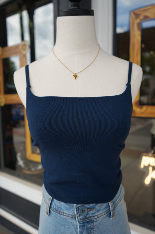 Kaylor Knit Striped Reversible Top