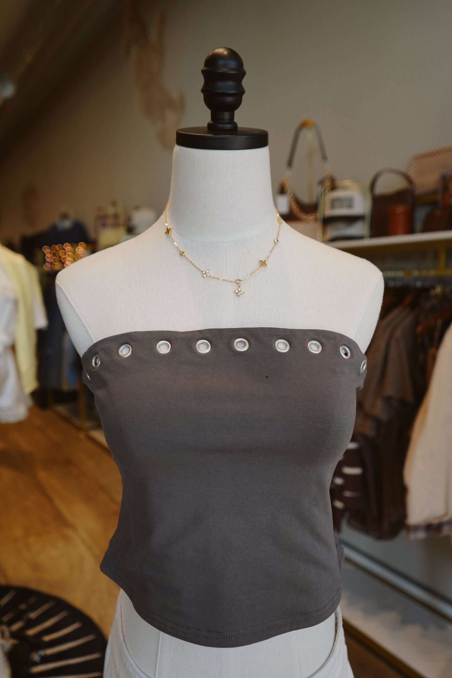 Kylie Grommet Tube Top