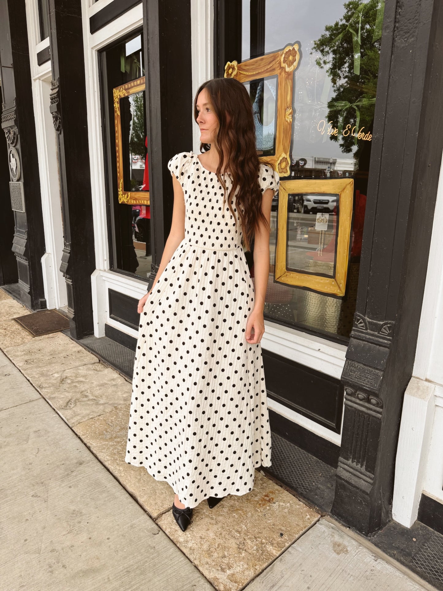 Lolly Polka Dot Maxi Dress