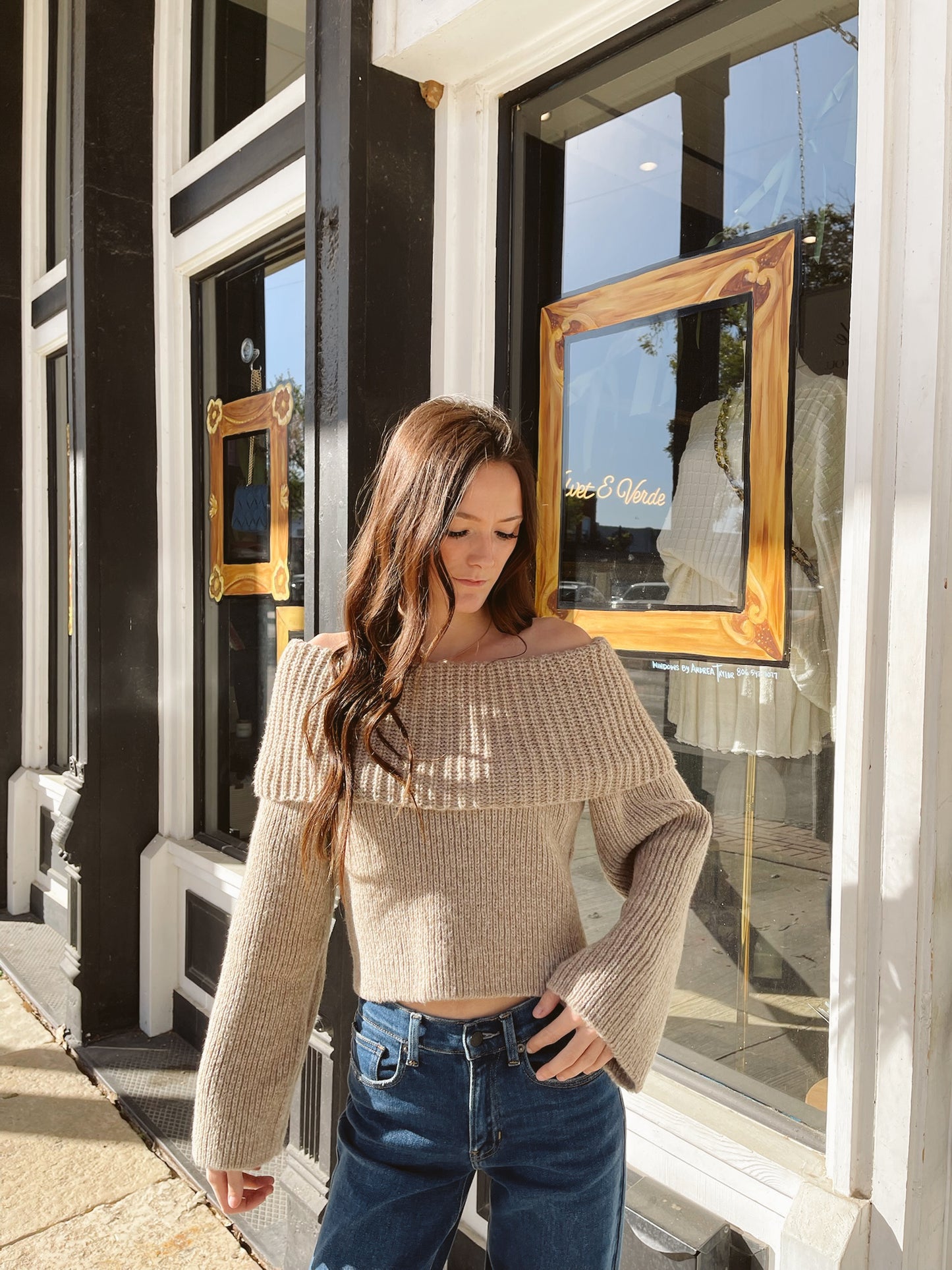 Diana Chunky Off Shoulder Sweater