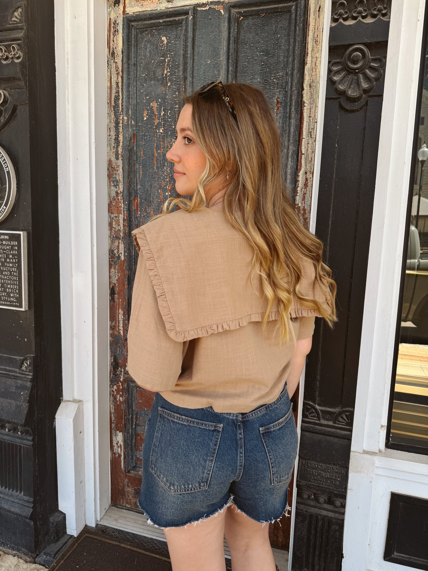 Brinley Collar Top