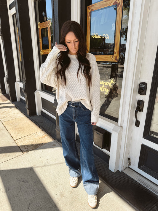 Rory Cable Knit Sweater