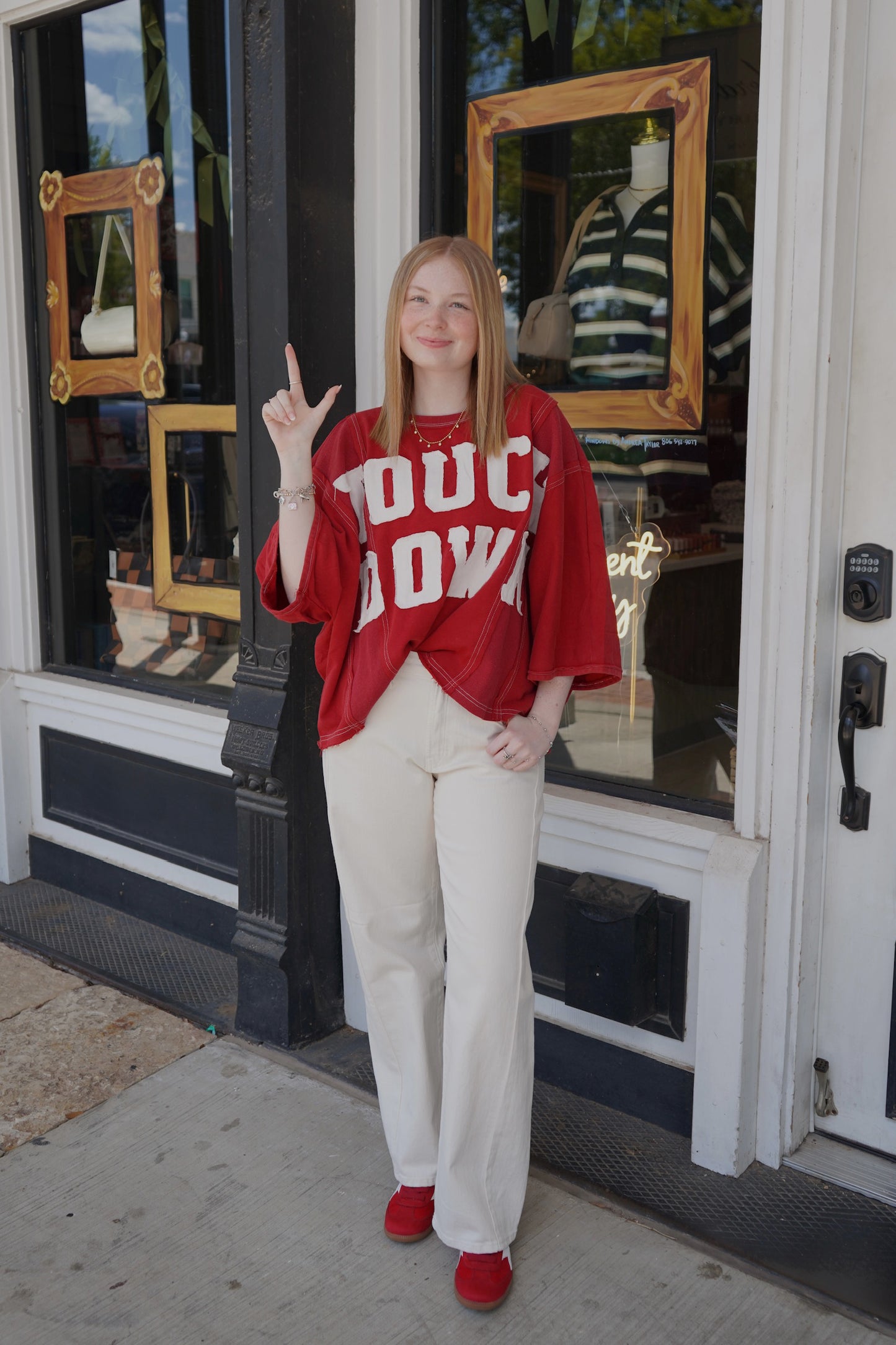 Touch Down Oversized Tee