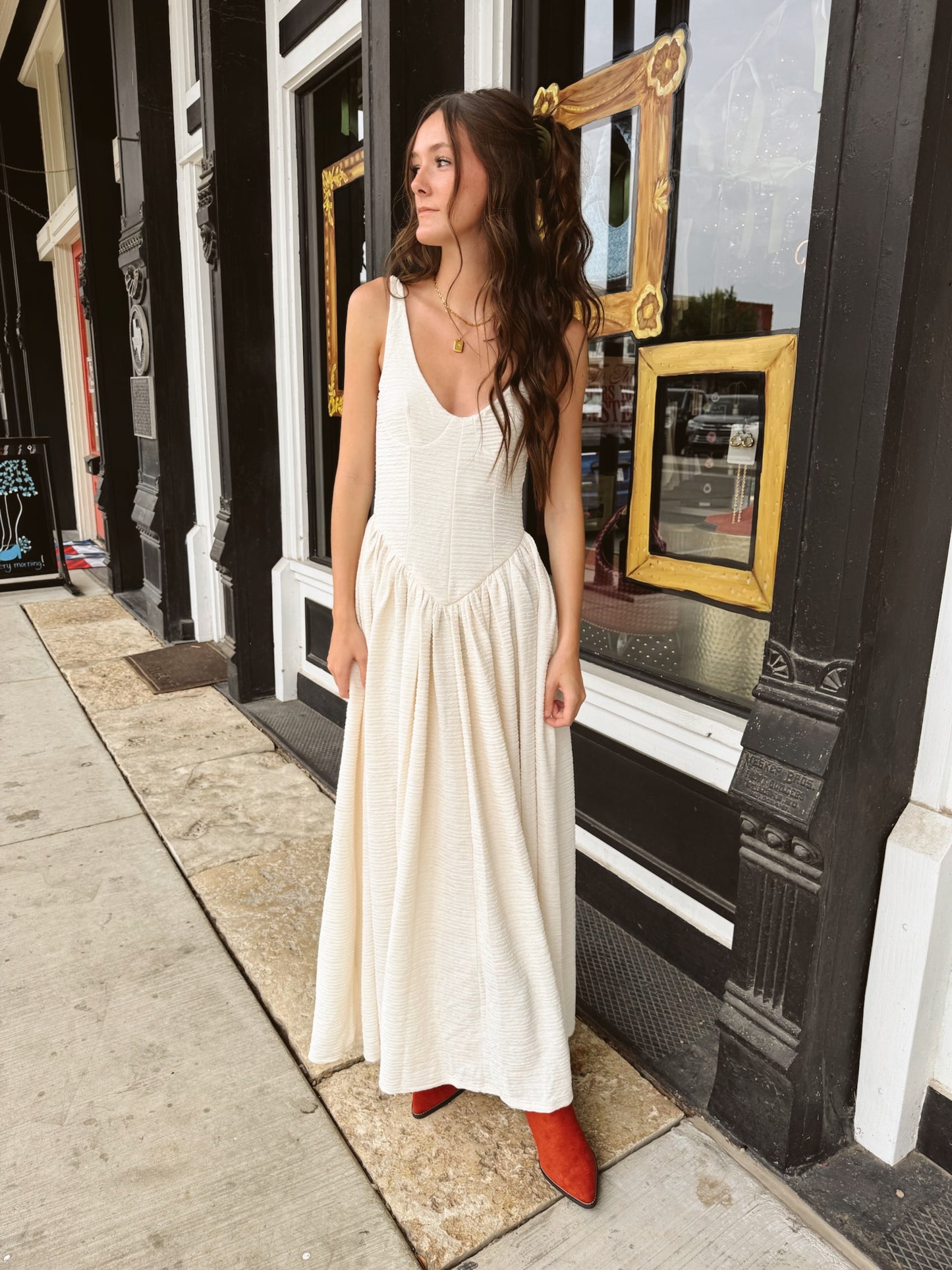 Elizabeth Corset Maxi Dress