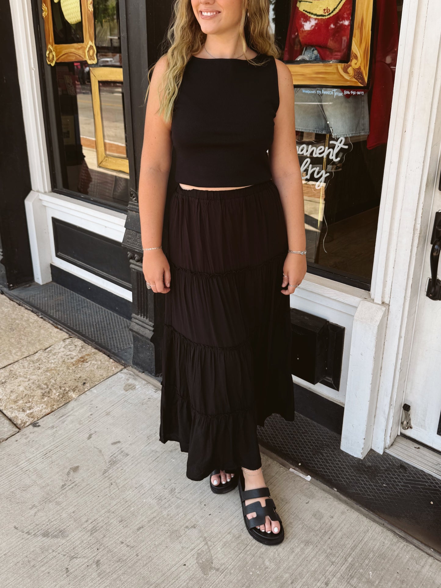 Bobbi Tiered Maxi Skirt