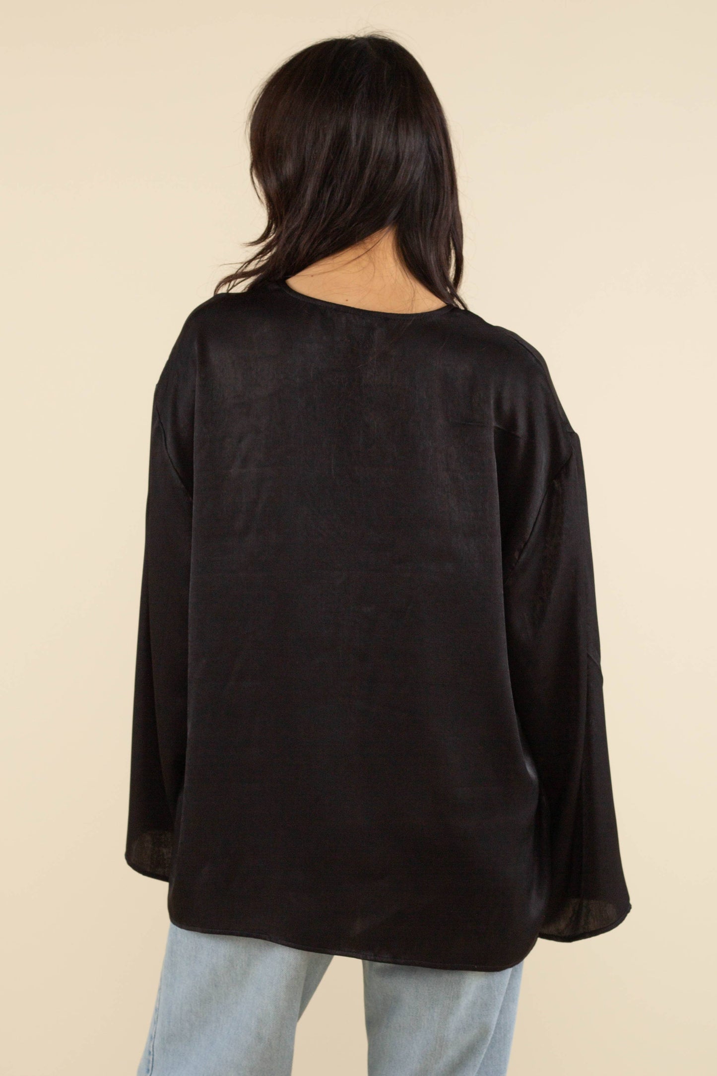 Florence Flowy Tie Front Top
