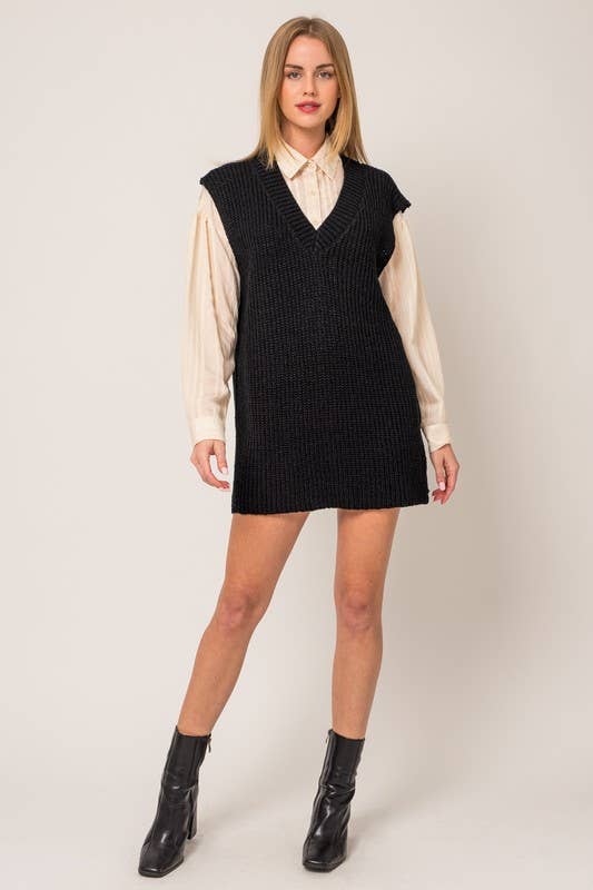 Gabrielle Tunic Knit Vest