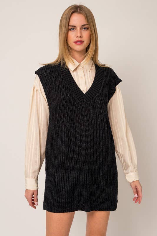 Gabrielle Tunic Knit Vest
