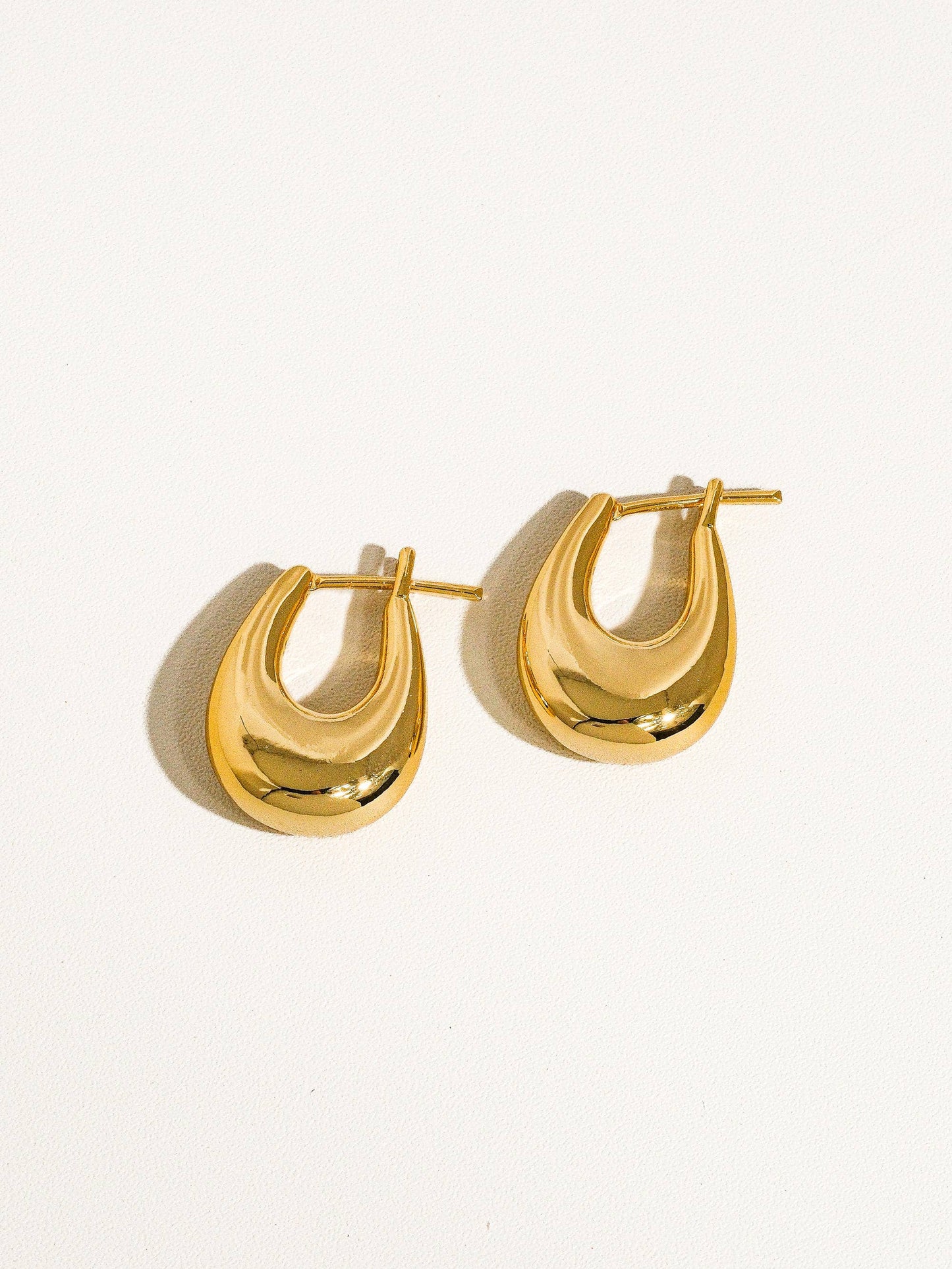 Quinn Droplet Hoop Earring | Waterproof Jewelry