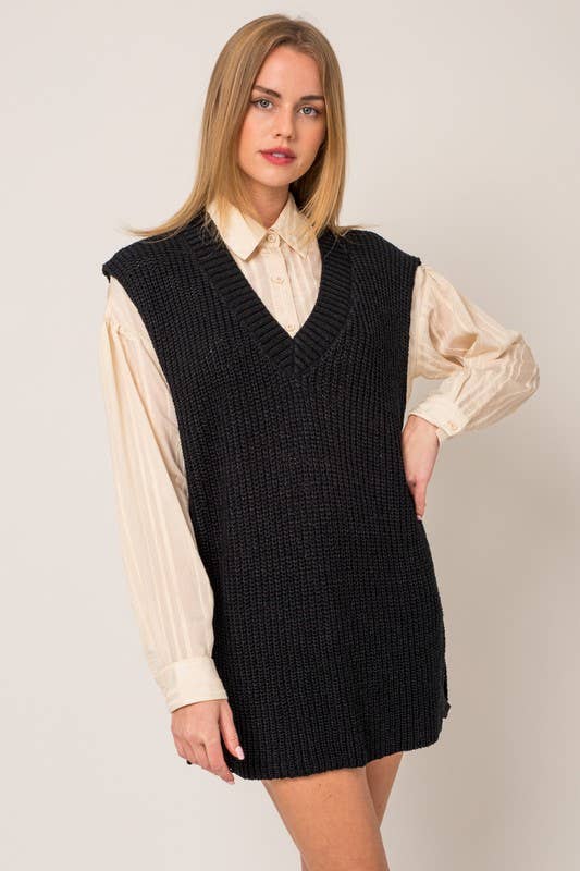Gabrielle Tunic Knit Vest