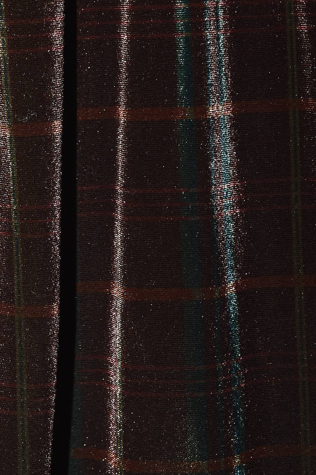 Gigi Plaid Velvet Mini Dress