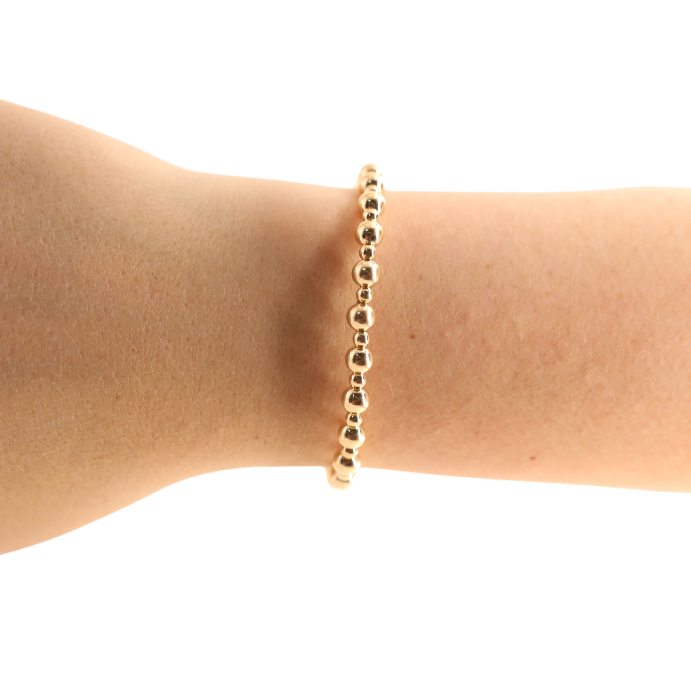 Katy Bracelet in Gold | BEADED BLONDES