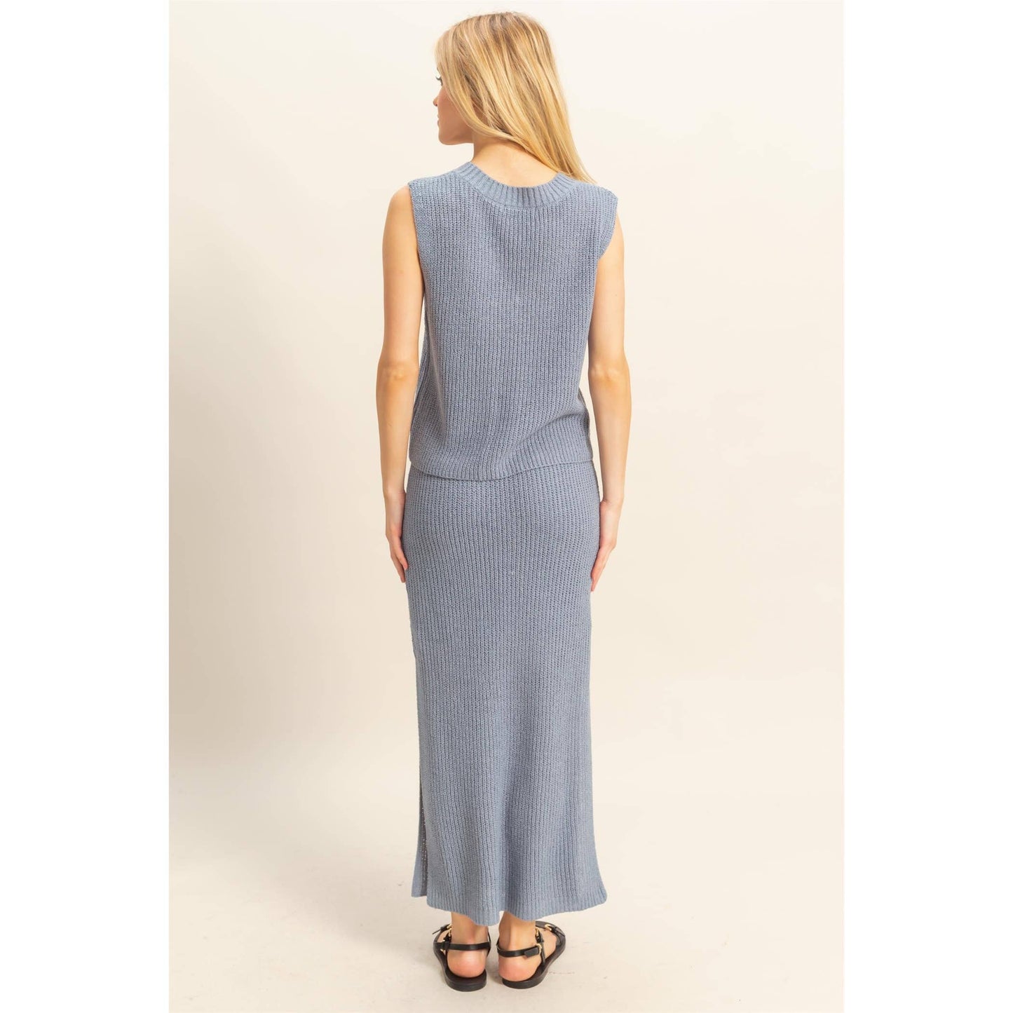 Zina Vest And Fitted Skirt Set