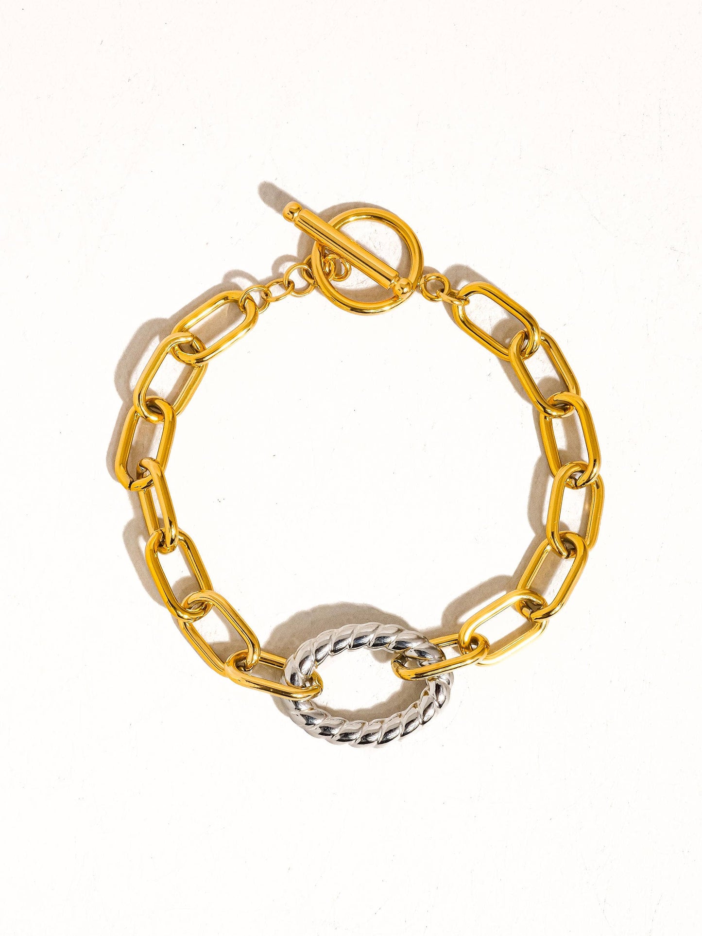 Henriette Mixed Metal Bracelet | Waterproof Jewelry