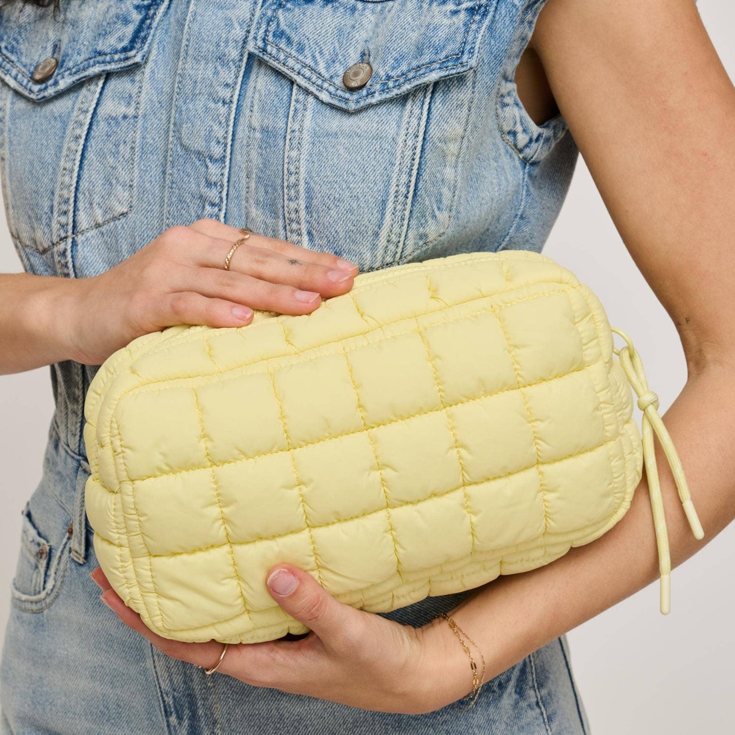 Cloud Nine Quilted Puffer Pouch