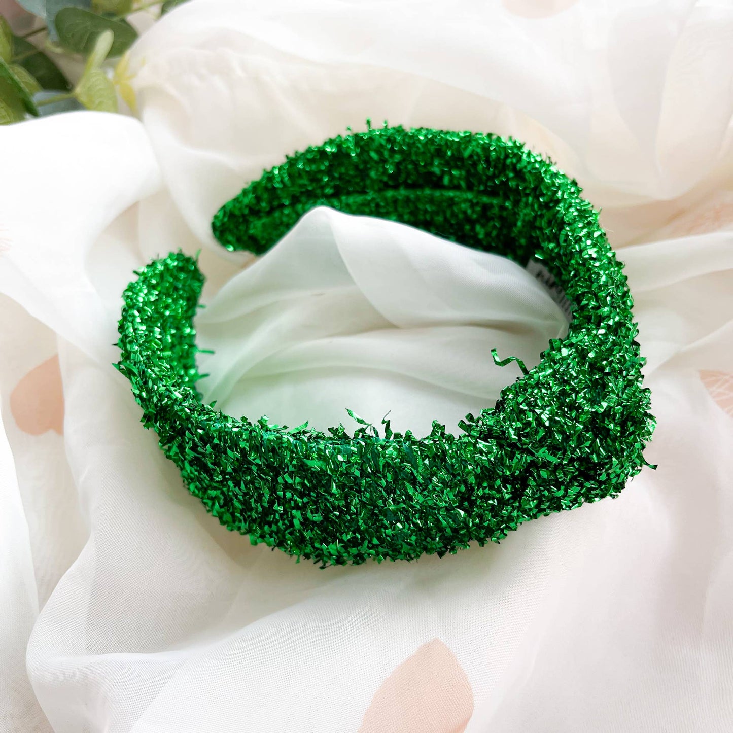 Tinsel Holiday Headband