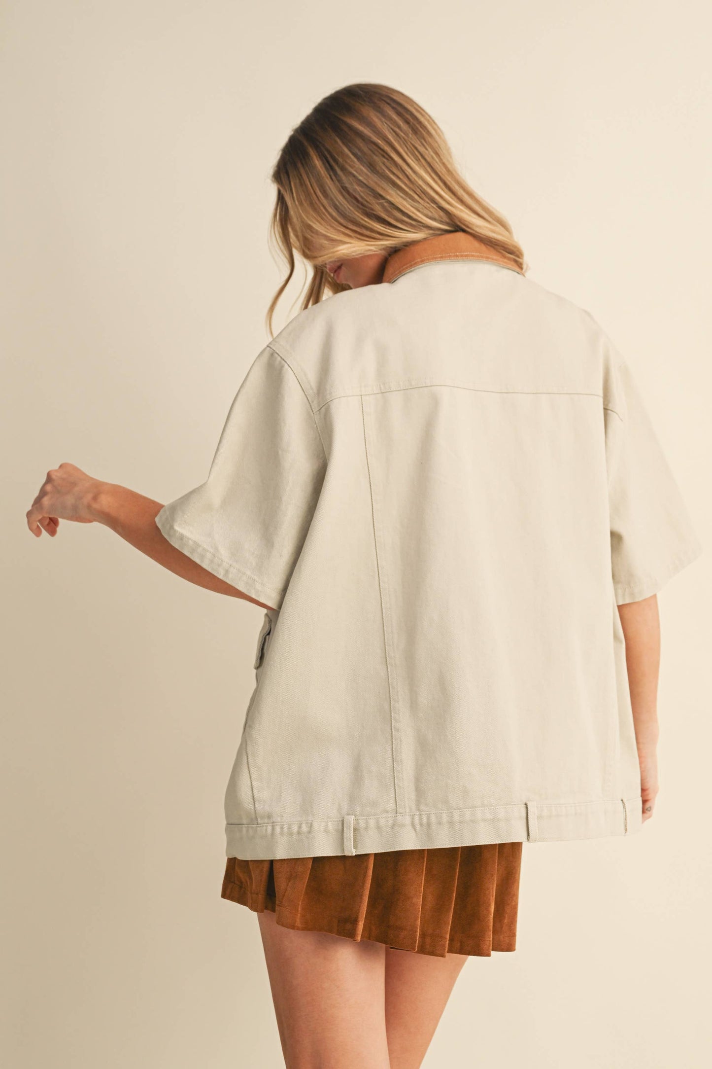 Anna Short Sleeve Chore Jacket
