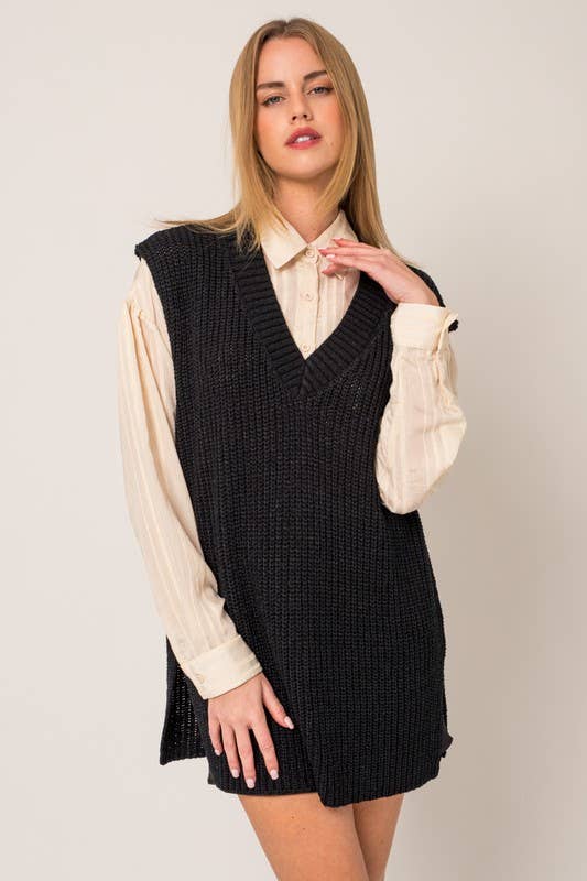 Gabrielle Tunic Knit Vest