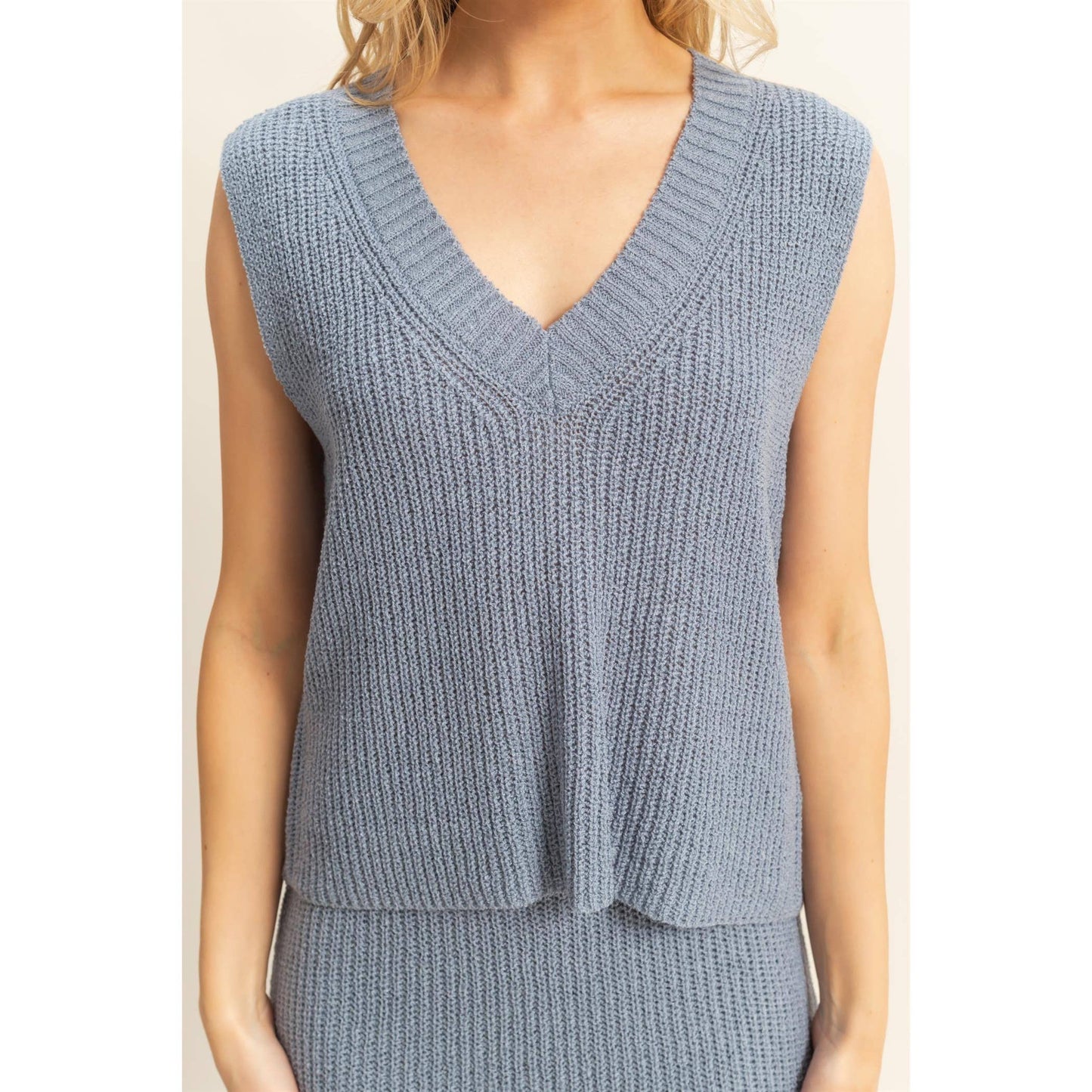 Zina Vest And Fitted Skirt Set