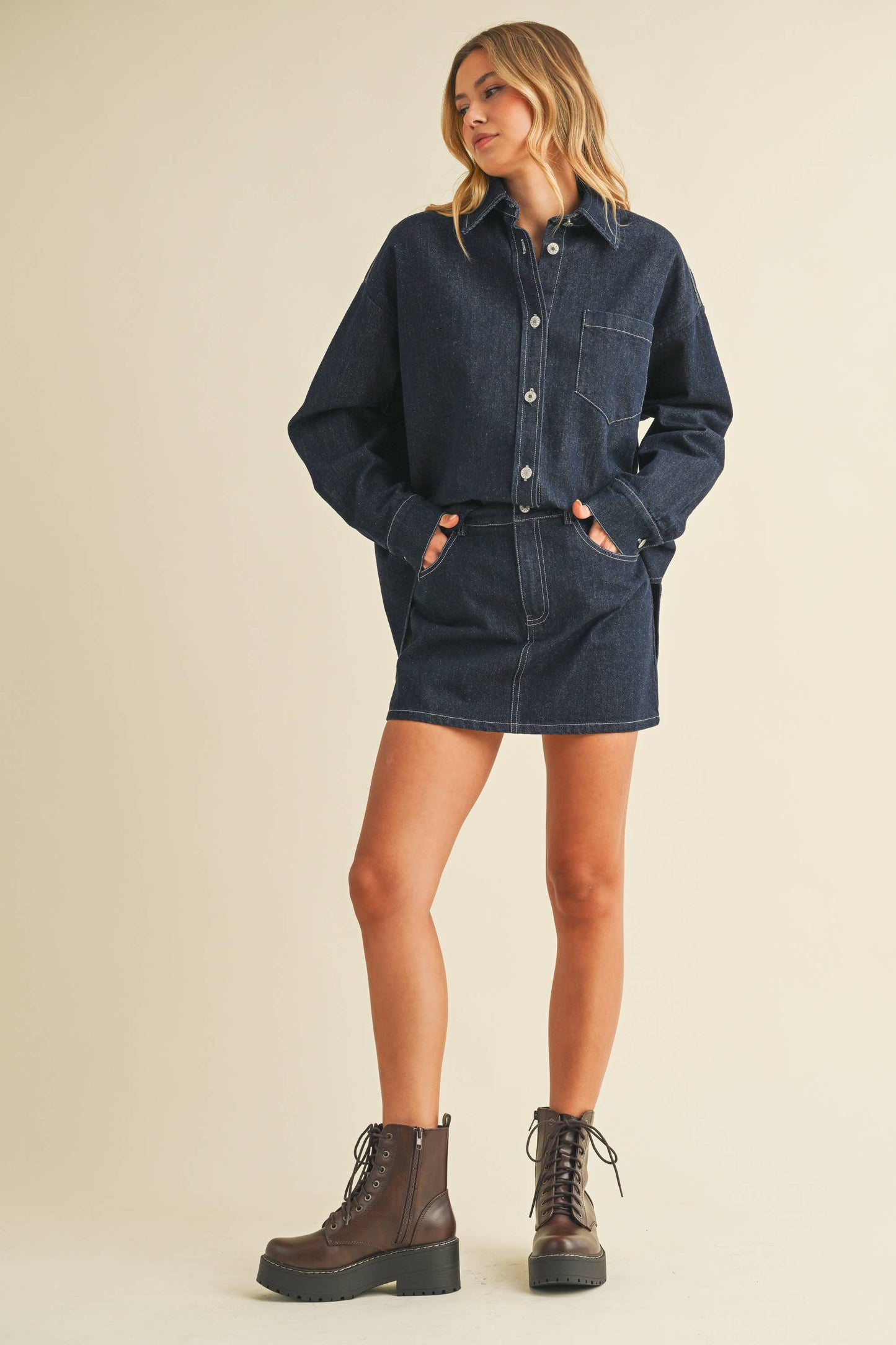 Birdie Denim Set
