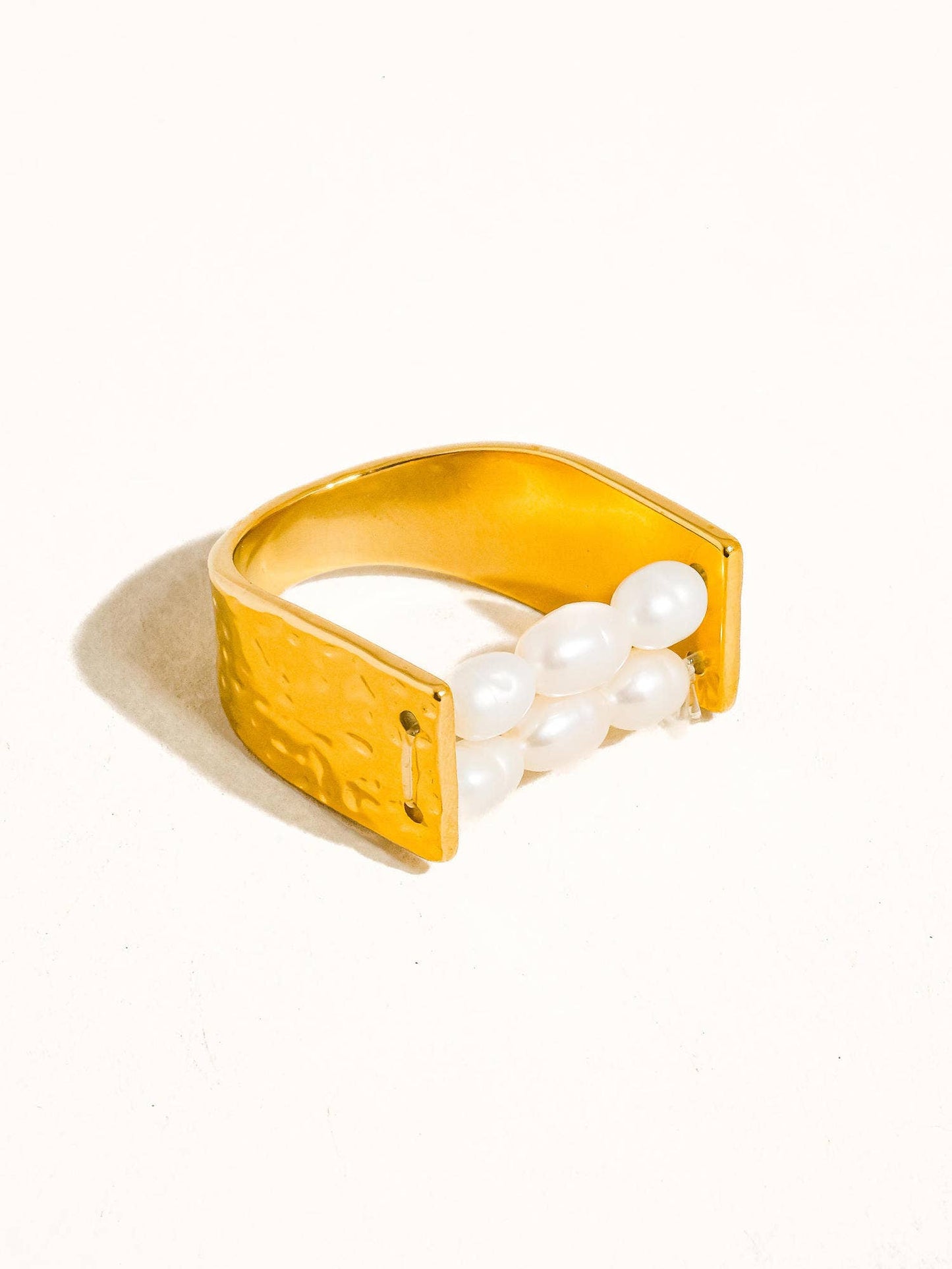 Romane Beaded Pearl Ring | Waterproof Jewelry