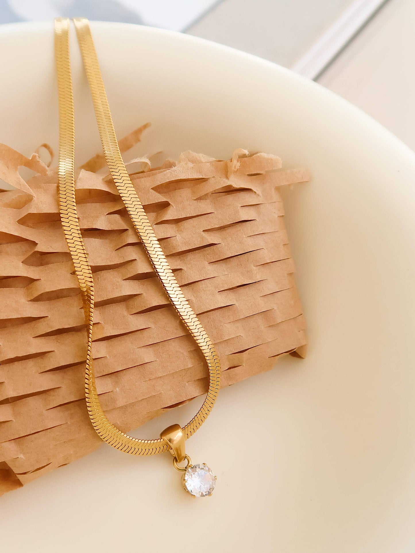 Blanc Necklace | Waterproof Jewelry