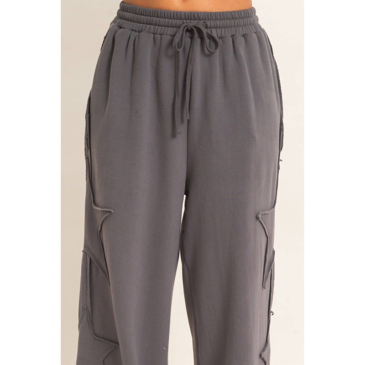 Lilly French Terry Star Patch Sweatpants