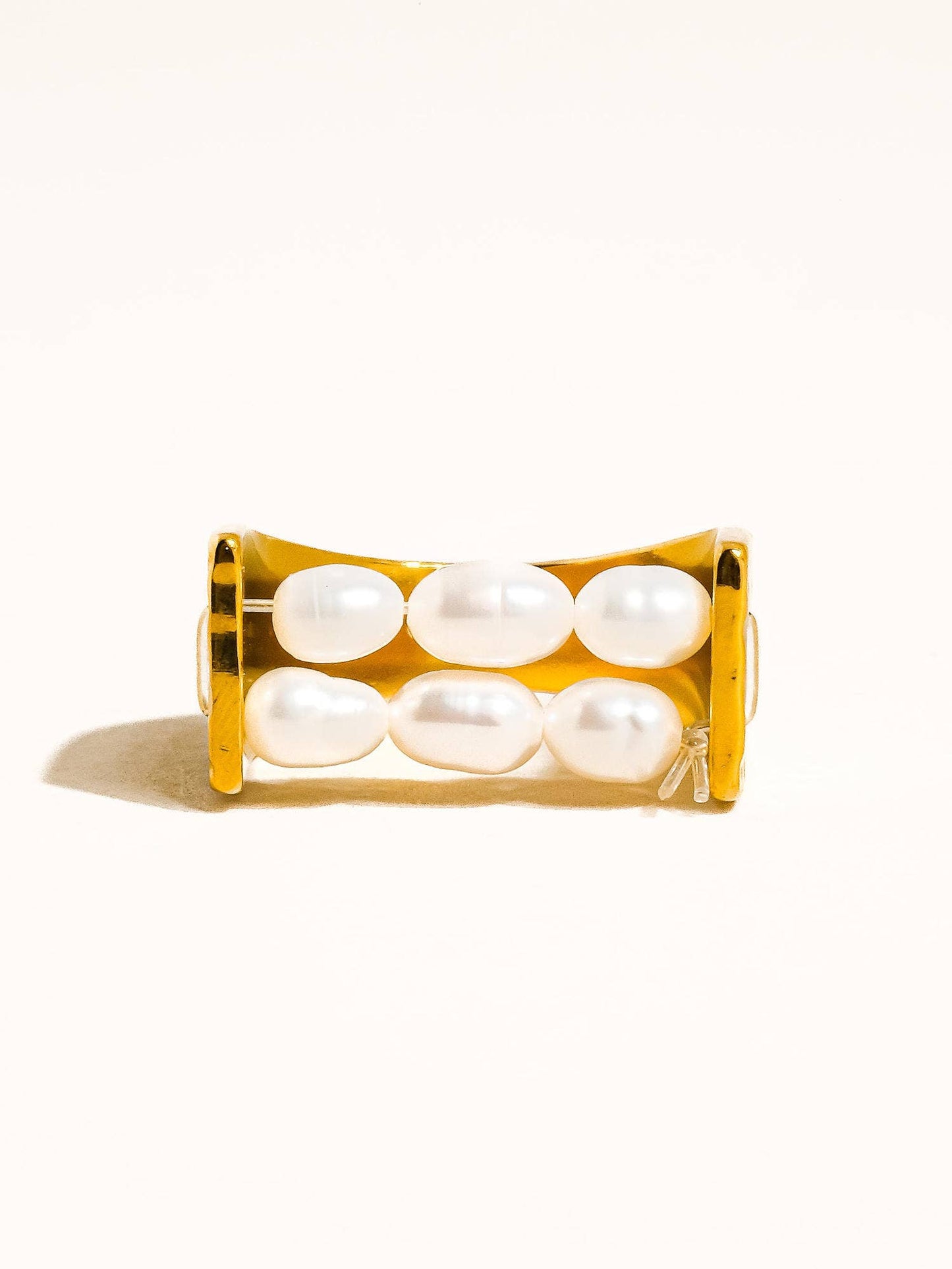 Romane Beaded Pearl Ring | Waterproof Jewelry